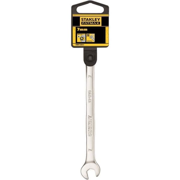 STANLEY kombinyckel - FMMT13030-0 - Gaffel orienterad i 15° - Anti-halk - Matt krom