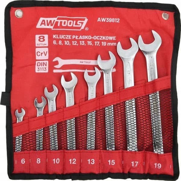 Cle mixte Awtools - AW39812 - AW NYCKEL BELT-ÖGON KPL. 8st./6mm-19mm