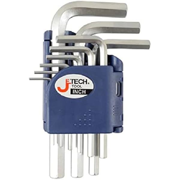 Sexkantnyckelsats - JETECH - Modell 023309 - Mått 9x2,5x19 cm - Sexkantsbitstyp