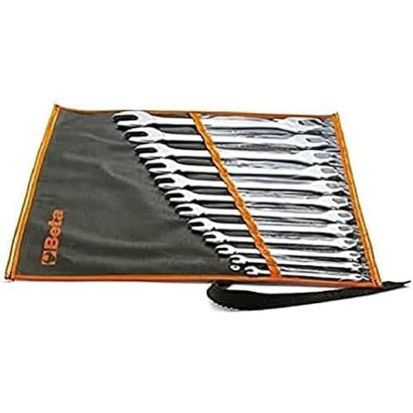 Dubbla skiftnycklar - BETA - 55 - Påse med 8 - Metall - 6x7-8x9-10x11-12x13 14x15-16x17 mm