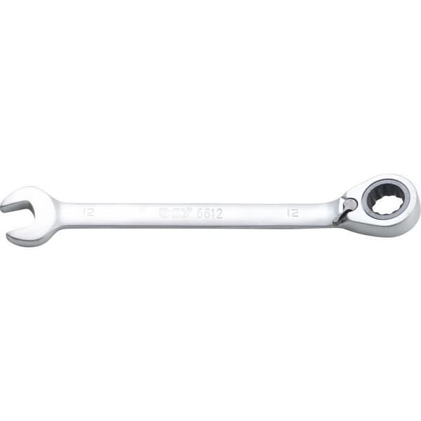 Kombinationsspärrnyckel - BGS - 12 Mm - Fintandning - Vinklad ringformad sida - Bruttovikt 100 g