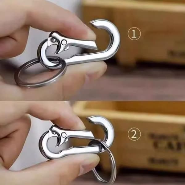 TD® nyckelring - TEKNISK RABATT - Set med 2 anti-förlorade metallhängen