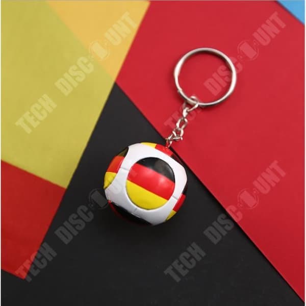 TD® German European Cup Football Nyckelring Bell Litet hänge Football Fan Collection Kreativ present Perifer souvenir