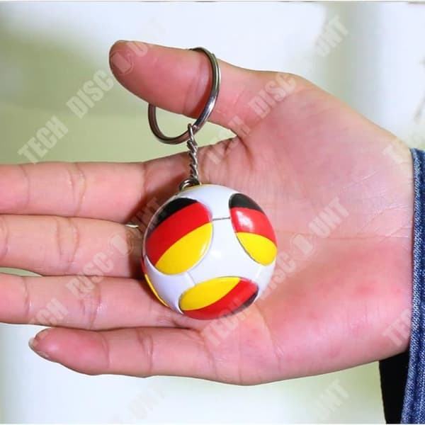 TD® German European Cup Football Nyckelring Bell Litet hänge Football Fan Collection Kreativ present Perifer souvenir