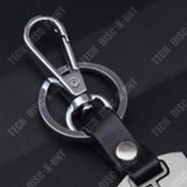 Solid silver nyckelring vävd realistisk form - TECH RABATT - 4S presentbutik