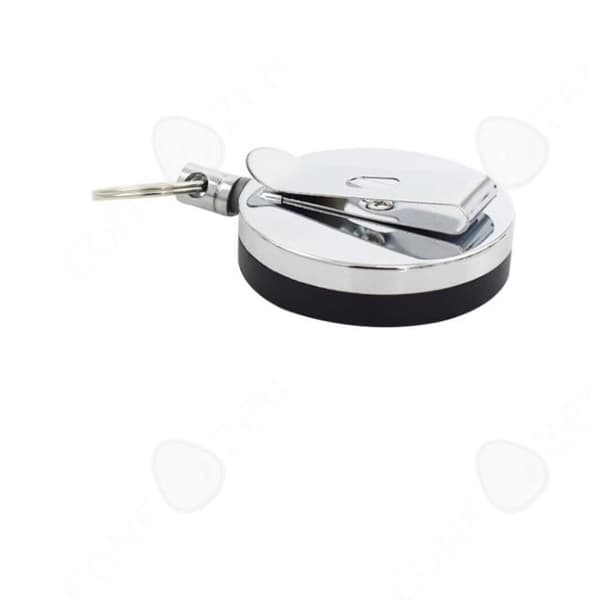 CONFO® Easy Pull infällbart spänne hög motståndskraftigt Easy Pull-spänne Anti-förlorad nylontråd Nyckelring