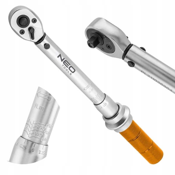 NEO Momentnøgle 1/4", 5-25 Nm