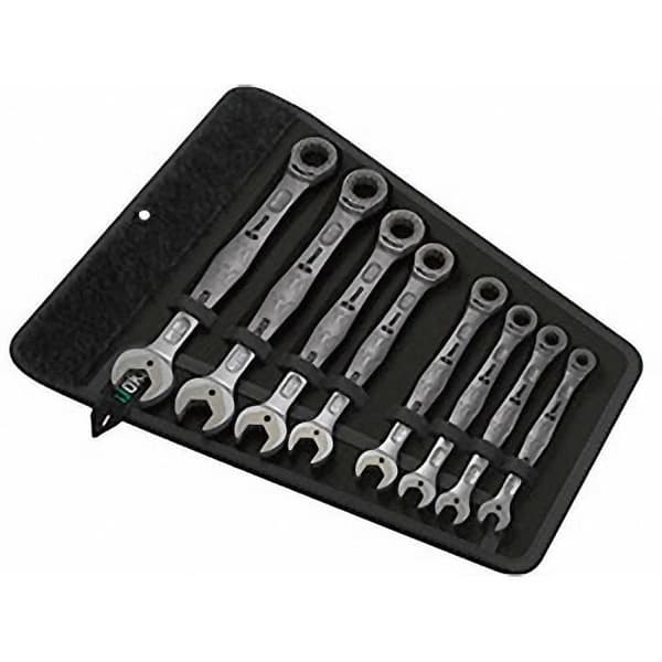 Joker kombinyckelsats - WERA - 05020012001 - Nyckelöppning 5/16" (7,93 mm) - 3/4" (19 mm) - 8 stycken