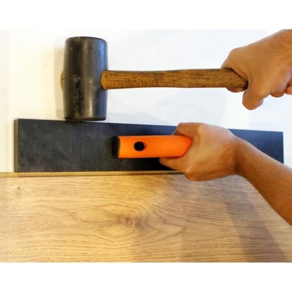Stansblock - EDMA - För massiva parkett- och laminatgolv - Mått: 500 x 70 x 20 mm