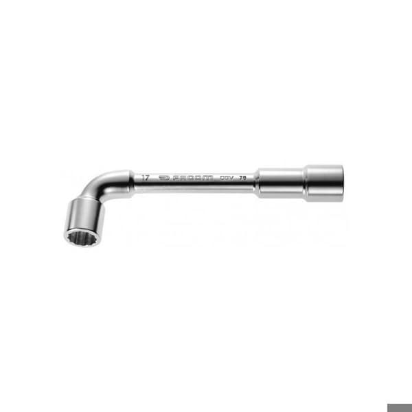 Smidd oblockerad rörnyckel 6x12 punkter D.10mm L.129mm - FACOM - 76.10