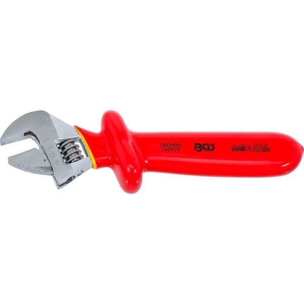 Justerbar skiftnyckel VDE - BGS - Max. 20,5 mm - Gul