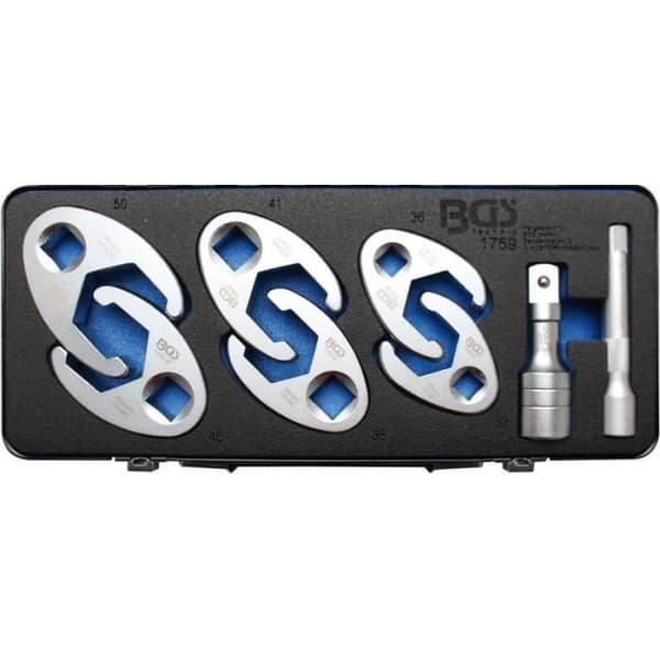 Nyckelsats 12,5 mm (1/2") + 20 mm (3/4") 7 delar