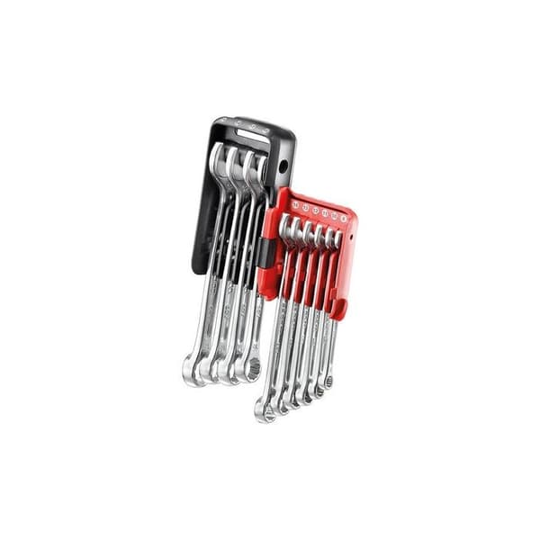Set med 10 FACOM 440.JB10PB kombinationsnycklar - Handtag med variabel sektion - Röd - Stål