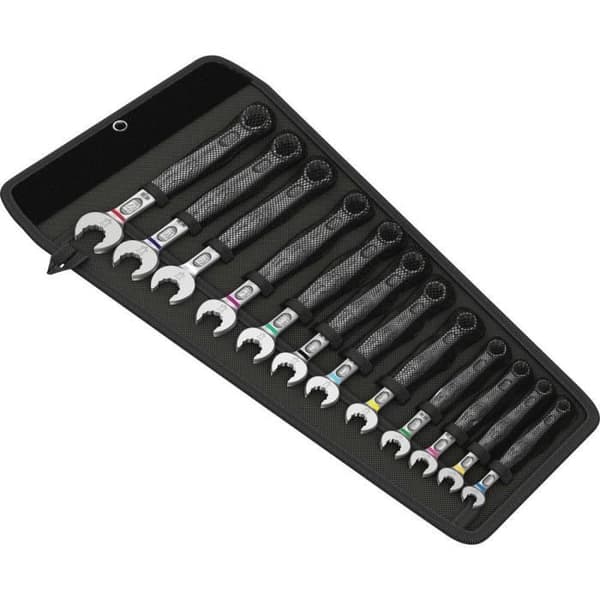 Kombinationsnyckelsats - WERA - Joker 6003 - Stål - Svart - Gaffel