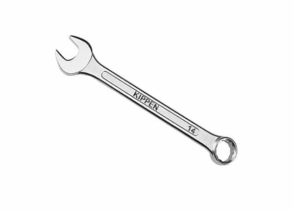 Kippen kombinyckel - 1037G - Gaffel/ring kombinyckel 14 mm