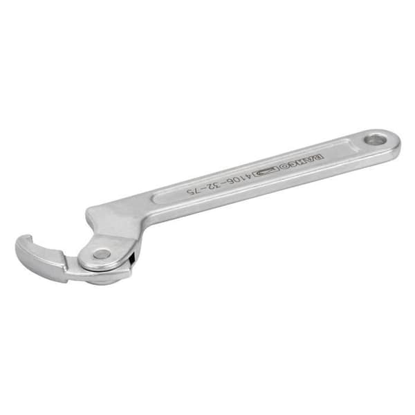 Ledad klacknyckel - BAHCO - 4106-35-60 - Kromfinish - Flexibelt huvud med krok