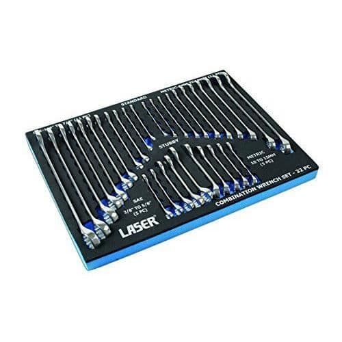 LaserkombinationsnyckelsetSilver 32 delar - 6795