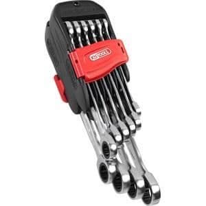 10-delars blandnyckelsats - KS TOOLS - 503.4250 - Gearplus spärrnycklar - 8 till 19 mm