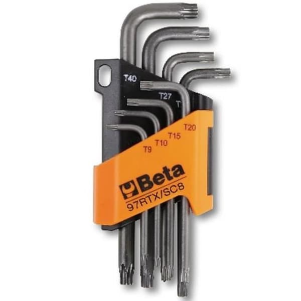 Beta Tools 8 torx-nycklar 97RTX / SC8 Steel 000970263