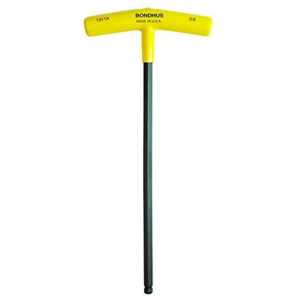 Bondhus T-handtag Bits med sexkantshuvud btx10, tum, 10 stycken, - 13138
