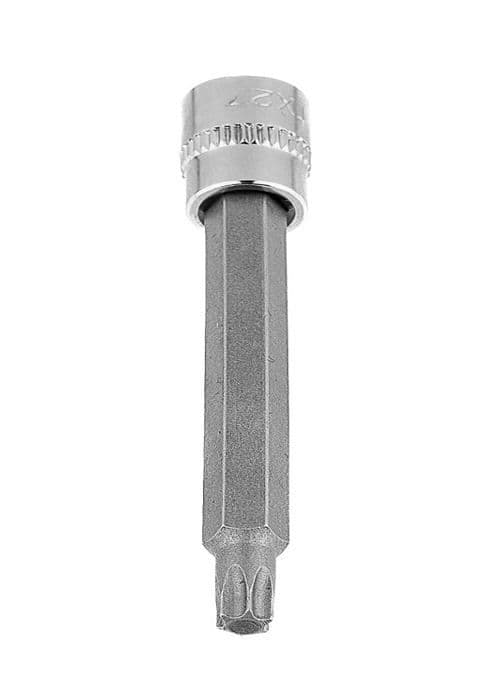Cle torx - cle hanstjärna Neo - 10-344 - TORX TX27 spets på hylsa 1/4, lång, 87 mm