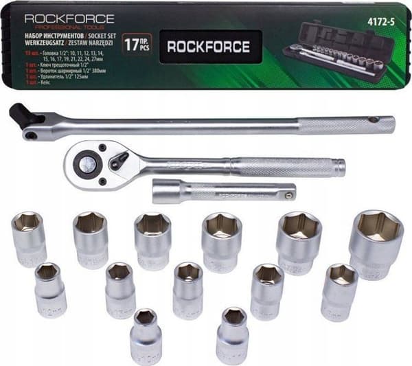 Rockforce - RF-4172-5 - 1/2 TUMMETSATSKITSETT 1 7 delar PREMIUM