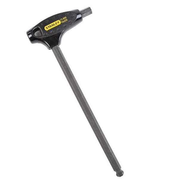 Cle allen - cle a 6 pans - cle male hexagonale Stanley - 1-13-989 - Klövernyckel hexagonal typ T 10 mm med kula ()