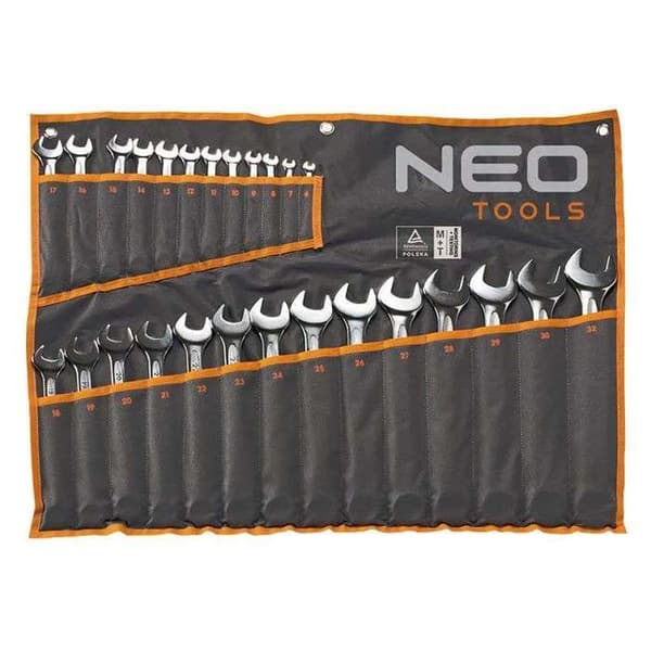 Spel av 26 blandnycklar med splinprofil NEO TOOLS 09-754 (6-32mm)