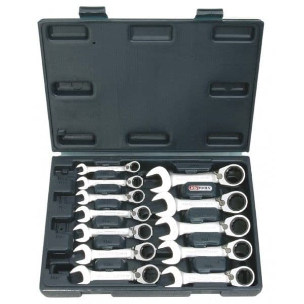 KSTOOLS Krom plus vändbar spärrnyckel - 8-19 mm