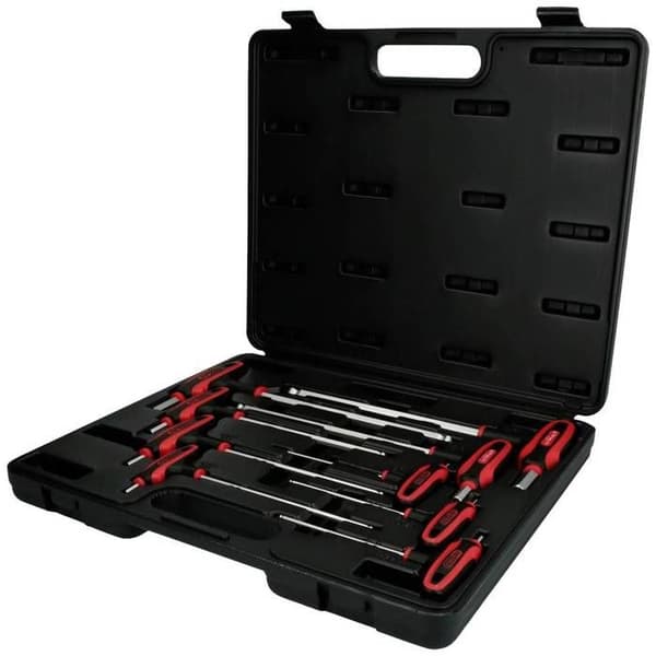 T-handtag insexnyckelfodral - KS TOOLS - 9 st
