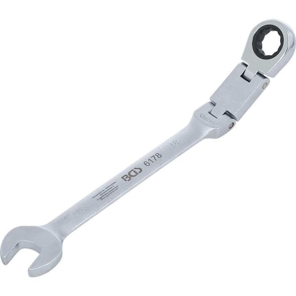 Dubbla hopfällbara spärrnycklar - BGS - 18 mm skiftnyckelöppning - Krom-vanadinstål