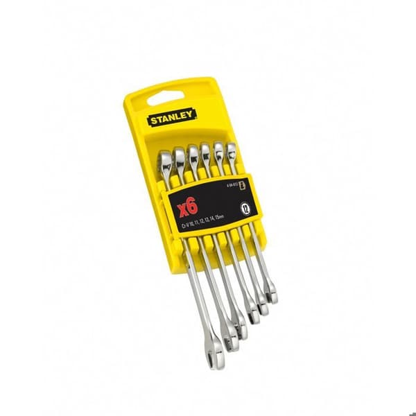 STANLEY Set med 6 skiftnycklar