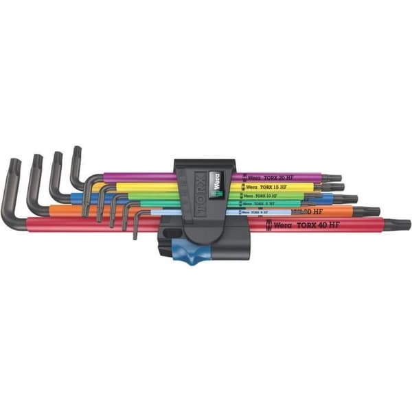 Wera Multicolour HF 1 TORX HF offset L-nyckelsats med hållfunktion, lång version 967-9 TX XL - 05024470001