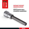 Miniatyrbild 4 av 4: Teng tools - 117450502 - Sexkantshylsa 1/2 H10 x 100 mm lång ()''