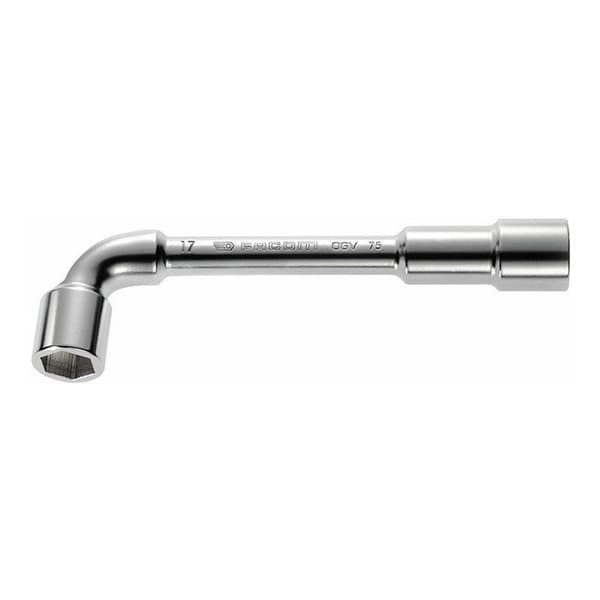 Smidd oblockerad rörnyckel 6x6 sidor 14mm L.160mm - FACOM - 75.14