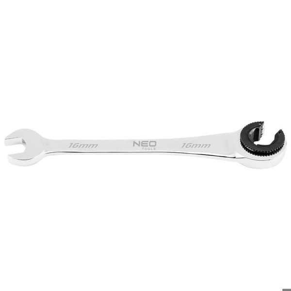 Kombinationsnyckel med ratchet - NEO TOOLS - 16 mm - CrV-stål - 72 tänder - Hållbart verktyg