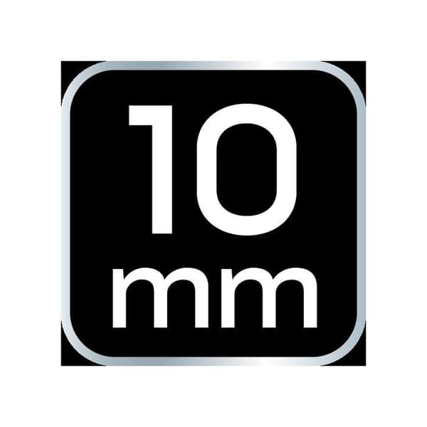 Kombinationsnyckel, delad med verktyg, 10 mm