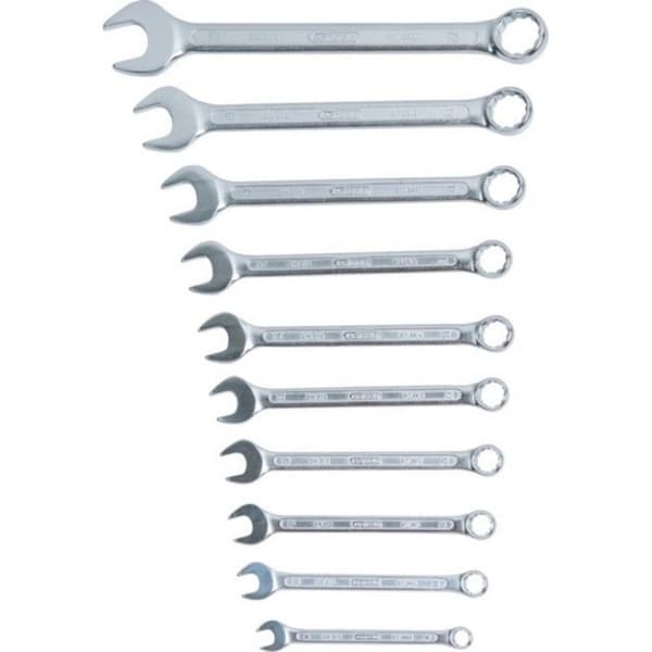 KS Tools Nyckelset med vinklade blandnycklar, 10 st. 8-22mm 517,008