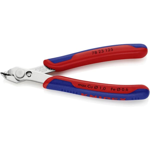 Knipex Super-Knips 78 23 125 Elektronik och finmekanik Tång för kretskort utan facett 125 mm