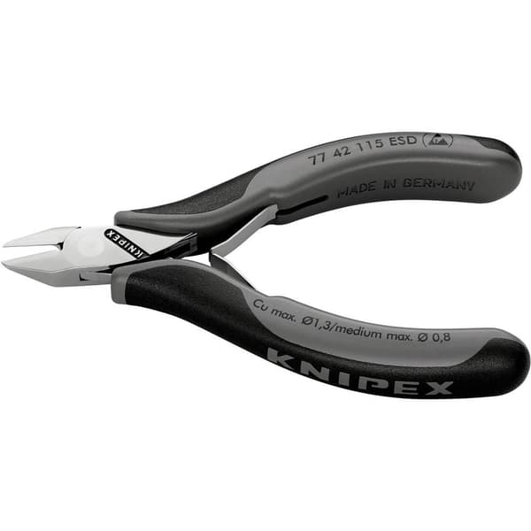 Knipex 77 42 77 42 115 ESD ESD Sidoskärare utan facett 115 mm