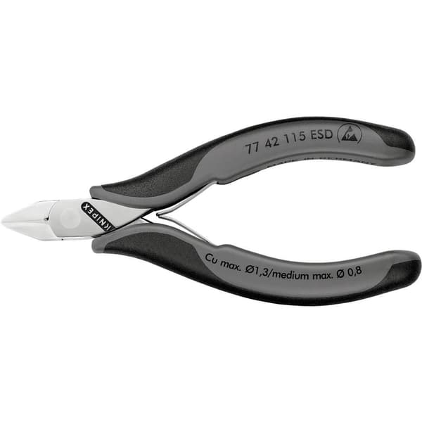 Knipex 77 42 77 42 115 ESD ESD Sidoskärare utan facett 115 mm