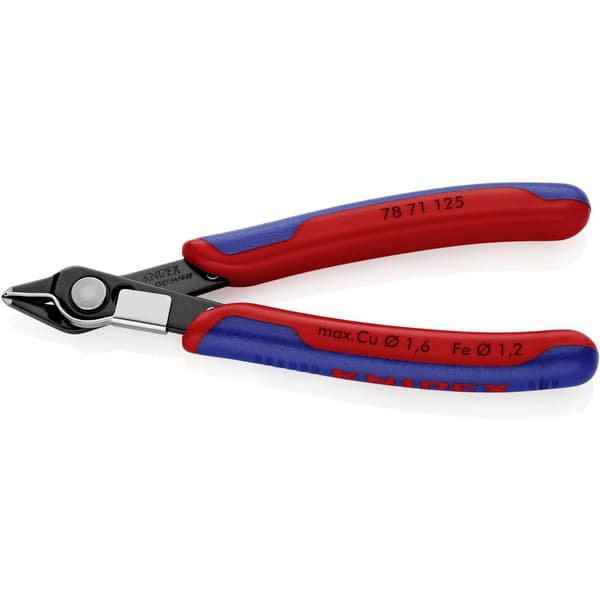 Knipex Super-Knips 78 71 125 Elektronik och finmekanik Tång för kretskort utan facett 125 mm