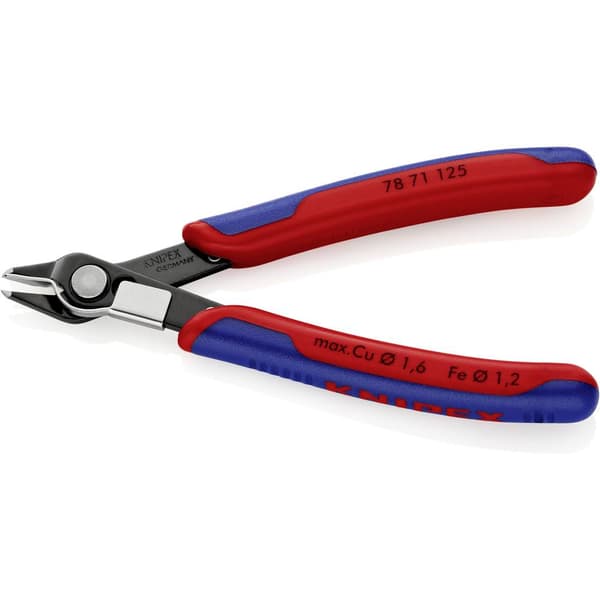Knipex Super-Knips 78 71 125 Elektronik och finmekanik Tång för kretskort utan facett 125 mm