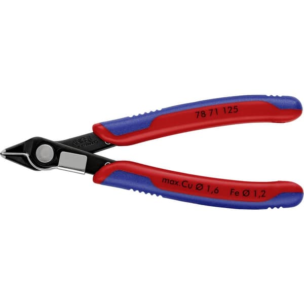 Knipex Super-Knips 78 71 125 Elektronik och finmekanik Tång för kretskort utan facett 125 mm