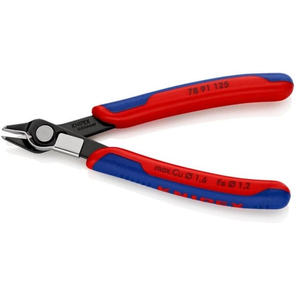 Knipex Super-Knips 78 91 125 Elektronik och finmekanik Tång för kretskort med facett 125 mm