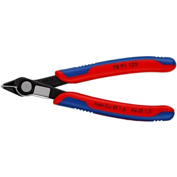 Knipex Super-Knips 78 91 125 Elektronik och finmekanik Tång för kretskort med facett 125 mm