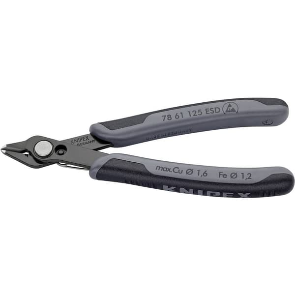 Knipex Super-Knips 78 61 125 ESD ESD Tång för kretskort utan facett 125 mm