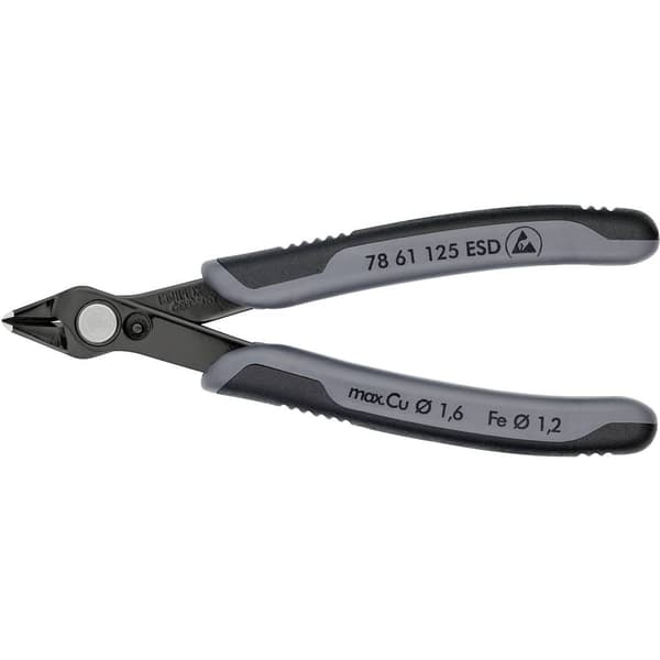 Knipex Super-Knips 78 61 125 ESD ESD Tång för kretskort utan facett 125 mm