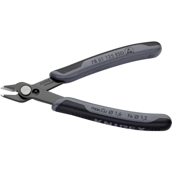 Knipex Super-Knips 78 61 125 ESD ESD Tång för kretskort utan facett 125 mm