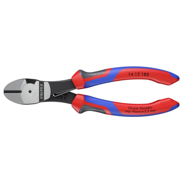 Knipex 74 12 180 Verkstad Kraftavbitare med facett 180 mm